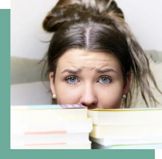 Woman feeling anxious and overwhelmed by expectations before starting anxiety therapy.