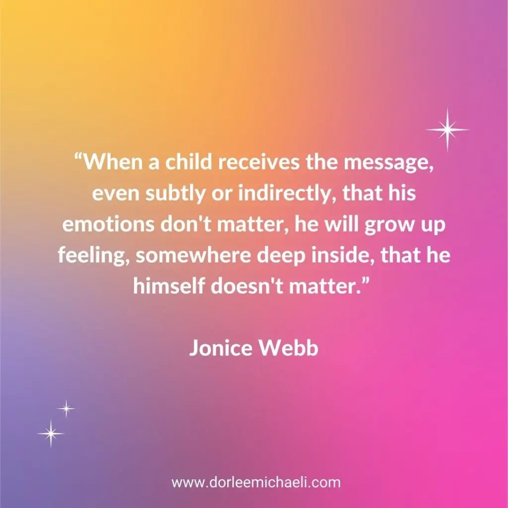 Jonice Webb emotions matter quote