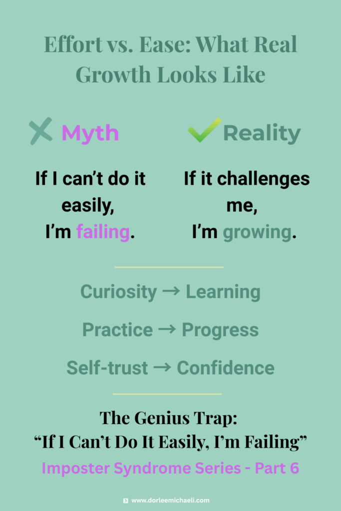 Natural Genius Trap: Why high achievers feel like failure when things are not easy